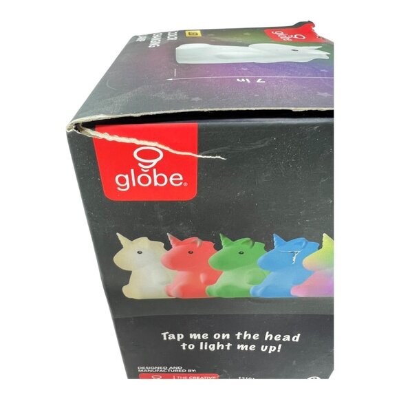 Globe Electric Unicorn Multi-color LED Rechargeable Silicone Night Light Rylie - Picture 3 of 16
